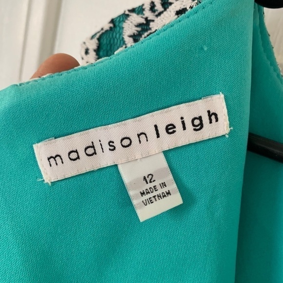 Madison Leigh Green and white Dreas Size 12 #224 - Picture 6 of 10